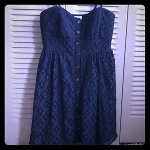 25” Navy blue dress